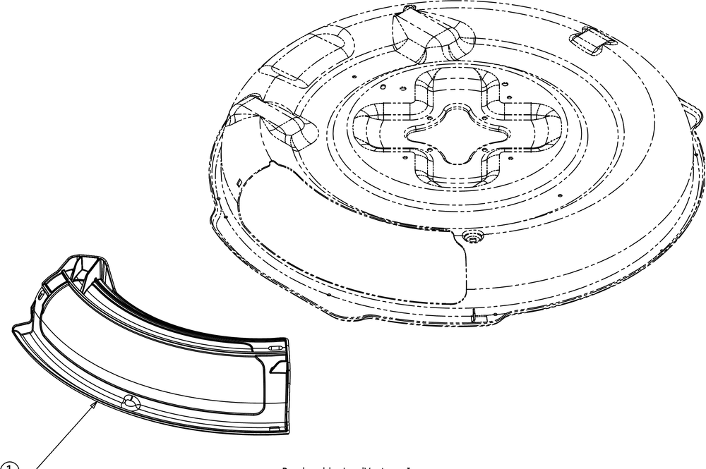 Mulch Plug Diagram and Parts List for CC30E (33BA27JDB10)(2023) Cub Cadet Lawn Tractor Accessories